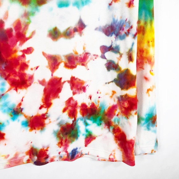 Pumpkin King Tie Dye Top Eagles Eye Sweater Jack o Lantern Pumpkin Halloween 822 - Picture 10 of 12